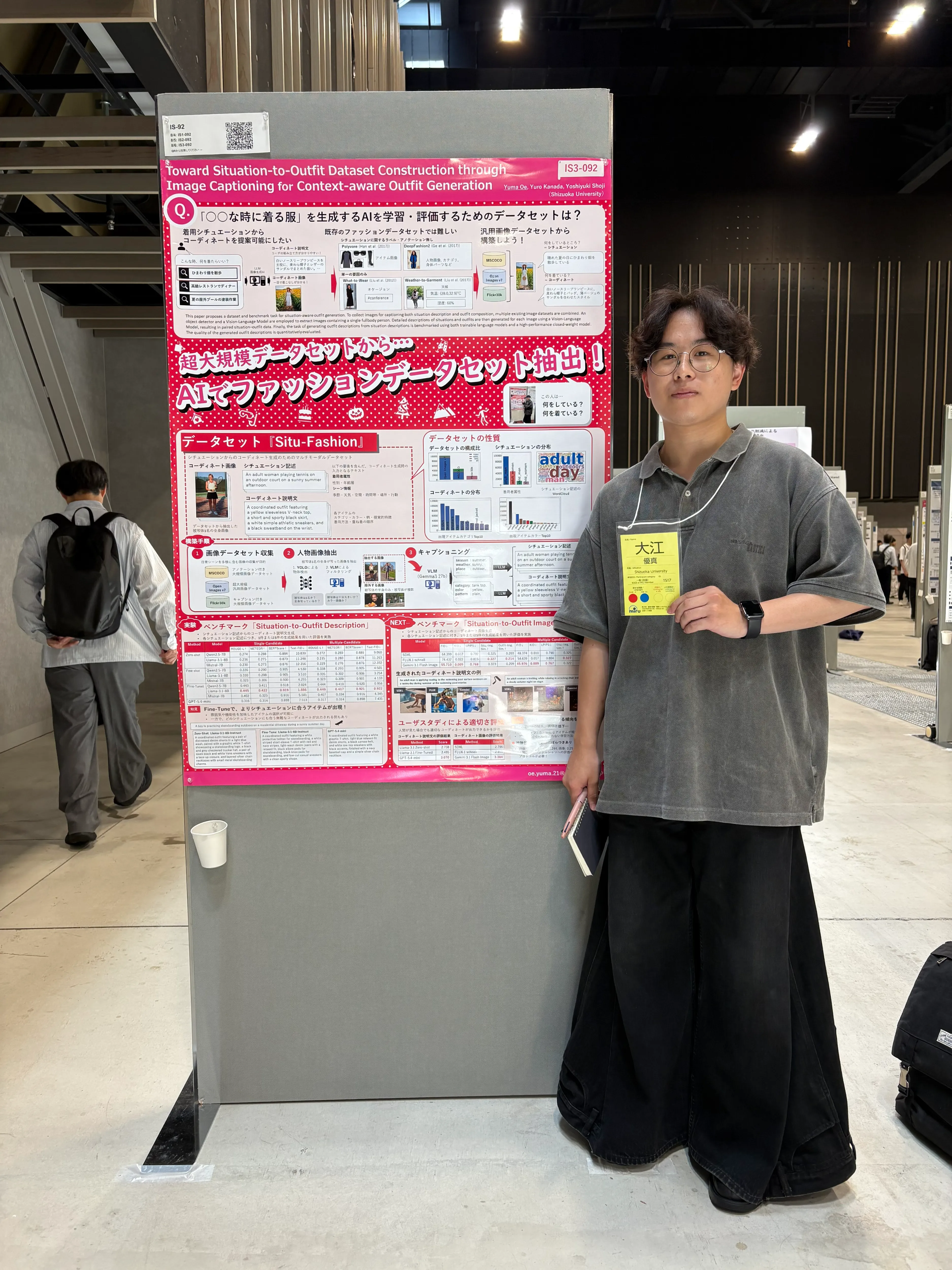 大江とポスター Oe1